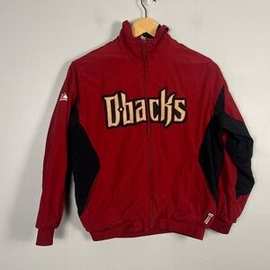 MAJESTIC DBACKS ARIZONA DIAMONDBACKS THERMA BASE JACKET YOUTH SIZE M FULL ZIP